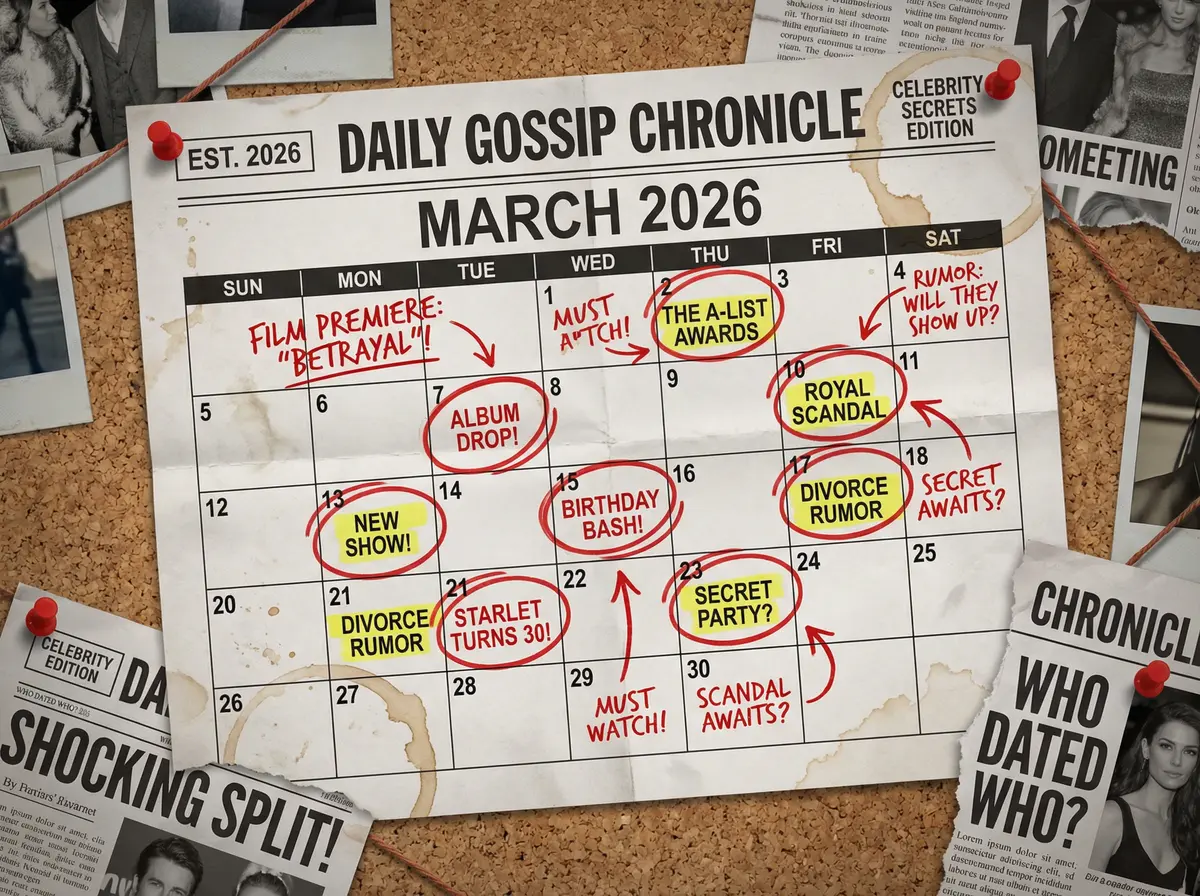 吃瓜黑料 2026年3月娱乐圈重要事件日历